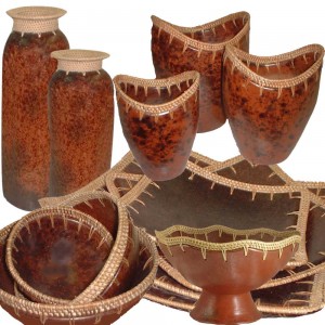 Lombok Woven Terracotta Pieces